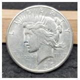 1923-S Peace Dollar AU