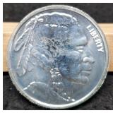 1 Troy Oz. Silver Buffalo/Indian Round