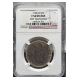 1908-O Slab Barber Half Dollar F Obv. Scratches
