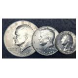 1976 3 Coin Bicentennial Set
