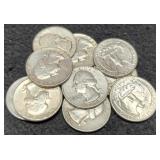(10) Silver W. Quarters