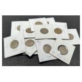 (15) Different V Nickels 1899-1912-D