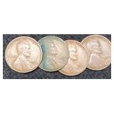 (4) L. Cents: 3- 1931, 1932-D