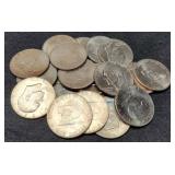 (20) 1976 Ike Bicentennial Dollars