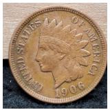 1906 Indian Head Cent w/ Full Liberty