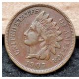 1907 Indian Head Cent F