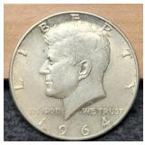 1964 K. Half Dollar AU