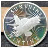 1Troy Oz. Silver Sunshine Minting Round