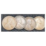 (4) L. Cents: 1913-D&S, 14, 15-D