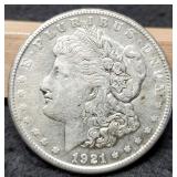 1921-S Morgan Dollar VF