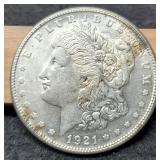 1921-S Morgan Dollar XF