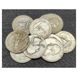 (10) Silver W. Quarters