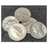(5) M. Dimes: 1941, 42, 43, 44, 45