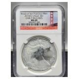 2014 (S) Slab Silver Eagle NGC MS69