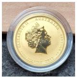 2013 1/10 Oz. Gold $15 Australian BU