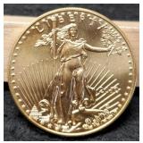 2010 1 Oz. Gold $50 Gold Eagle BU