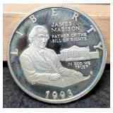 1993-S Comm. Proof Half Dollar "Madison"