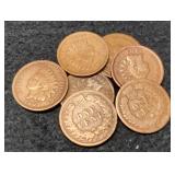 (7) Indian Had Cents: 1902-1908