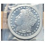 1 Troy Oz. Silver Round "Morgan Dollar Design"