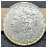 1884-O Morgan Dollar AU
