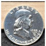 1955 Proof F. Half Dollar