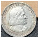 1893 Comm. Half Dollar "Columbian Expo." AU