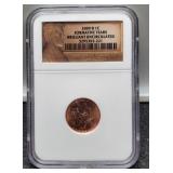2009-D Slab L. Cent NGC Brilliant Unc.