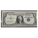 1957A $1 Silver Certificate Note Unc.