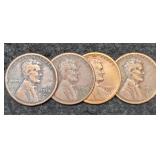 (4) L. Cents: 2- 1911-D, 2- 12-D