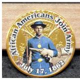2000 K. Half Dollar Gold Plated & Colorized