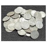 (50) 1943 Steel War Cents