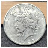 1922-S Peace Dollar VF