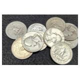 (10) Silver W. Quarters