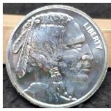 1 Troy Oz. Silver Buffalo/Indian Round