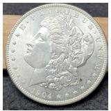 1904-O Morgan Dollar AU
