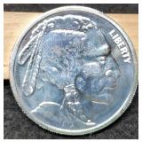 1 Troy Oz. Silver Buffalo/Indian Round