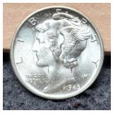 1945-S Micro M. Dime MS65