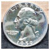 1959 Proof W. Quarter