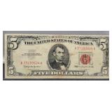 1963 $5 Red Seal Note
