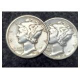 (2) 1945 M. Dimes P&D VF