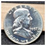 1957 Proof F. Half Dollar
