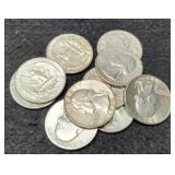 (10) Silver W. Quarters