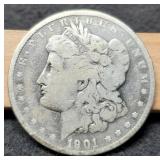 1901 Morgan Dollar