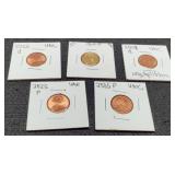 (5) Unc. L. Cents: