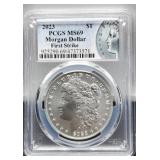 2023 Slab Morgan Dollar PCGS MS69 w/
