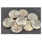 (10) 1976 Bicentennial Half Dollars P&D AU