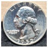 1952 Proof W. Quarter