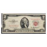1953A $2 Red Seal Note XF