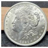1921 Morgan Dollar Unc.