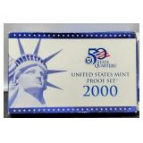 2000 10 Coin Proof Set
